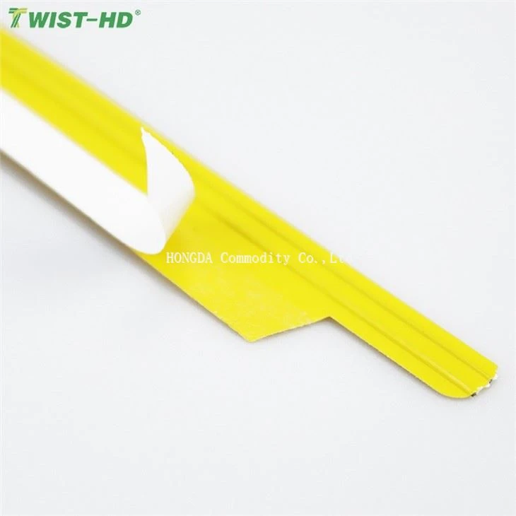 Factory Hot Sale Adhesive Kraft Customized Paper Tin Ties For Baking/ Candy Paper Bag