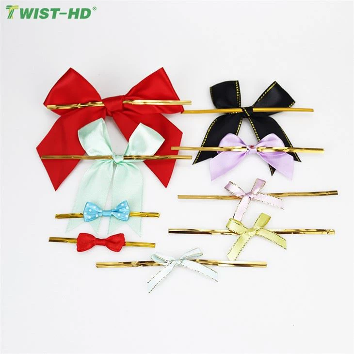 Twist Tie Bows For Candy / bronntanas
