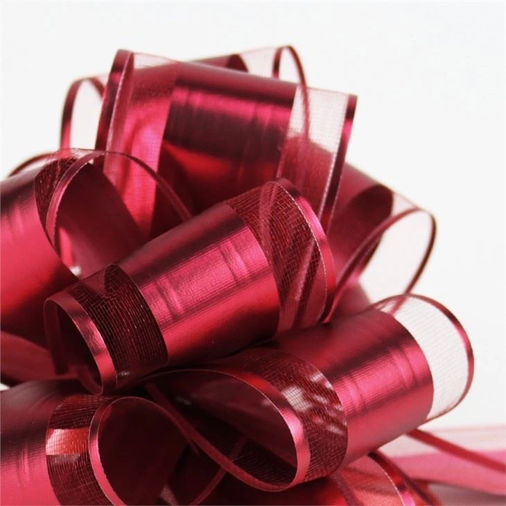 Decorative Bow Tie Polyester Flower Soft Printing Gift Ribbon